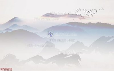 File in ấn File in tranh tường 3D FT202518 (bản gốc) sắc nét