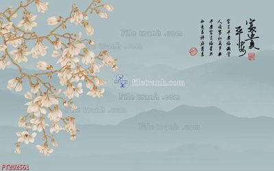 File tranh File in tranh tường 3D FT202561 (bản gốc) in lụa 5D