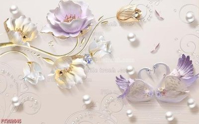 File gốc File in tranh tường 3D FT202645 (trang trí) phòng trẻ em