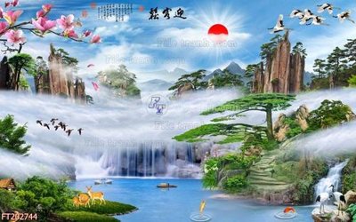 File gốc File in tranh tường 3D FT202744 (vector) cho in ấn