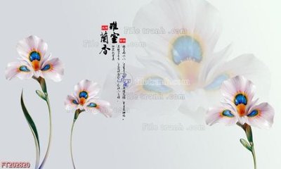 File gốc File in tranh tường 3D FT202820 (cho in ấn) độc quyền