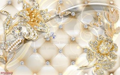 File gốc File in tranh tường 3D FT202847 (cho in UV) siêu nét