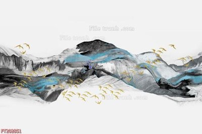 File gốc File in tranh tường 3D FT202851 (in 3D) cho trang trí