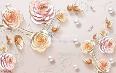 File gốc File in tranh tường 3D FT203021 (cho in ấn) độc quyền