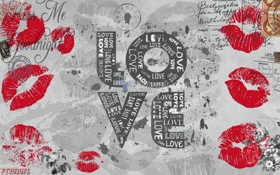 File gốc File in tranh tường 3D FT203071 (trang trí) phòng ngủ