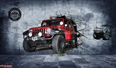 Tệp tin gốc File in tranh tường 3D FT203083 (dùng cho in ấn) chuyên nghiệp