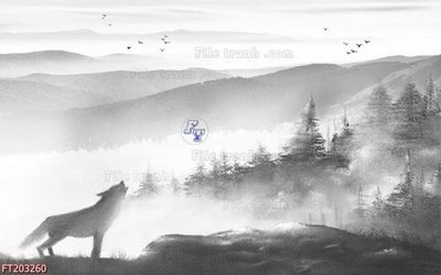 File in lụa File in tranh tường 3D FT203260 (tân cổ điển) File in tranh tường 3D FT203260