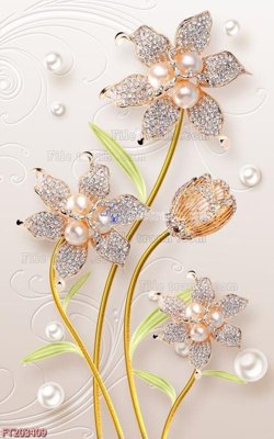 File gốc File in tranh tường 3D FT203409 (in ấn) màu sắc trung thực