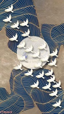 File PSD File in tranh tường 3D FT203418 (bản gốc) chất lượng nhất