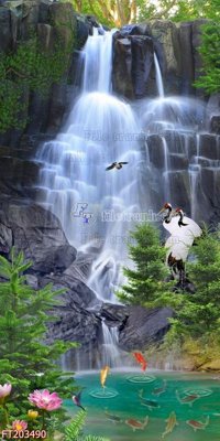 Hình ảnh gốc File in tranh tường 3D FT203490 (để in khổ lớn)