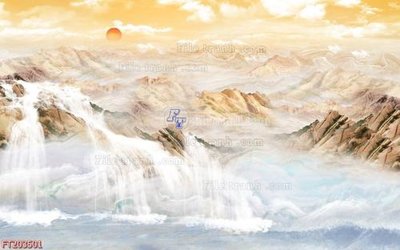 File tranh in trần 3D File in tranh tường 3D FT203501 (ảnh gốc)