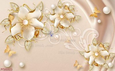 File tranh File in tranh tường 3D FT203613 (bản gốc) in lụa dán tường