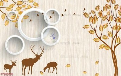 File tranh File in tranh tường 3D FT203658 (gốc) in backlit film