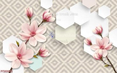 Chi tiết file gốc File in tranh tường 3D FT203674 (cho in tráng gương)