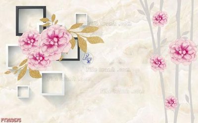 Ảnh gốc File in tranh tường 3D FT203675 (độ nét cao) in mica