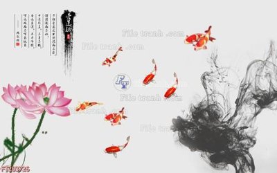 File in mica File in tranh tường 3D FT203726 (bản gốc) siêu trong