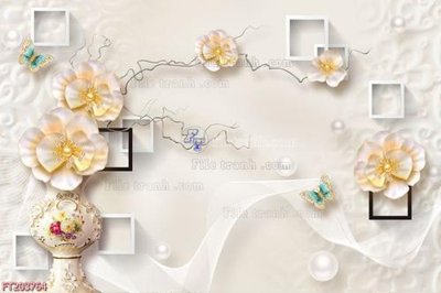 Download file gốc File in tranh tường 3D FT203764 (in mica) trong suốt