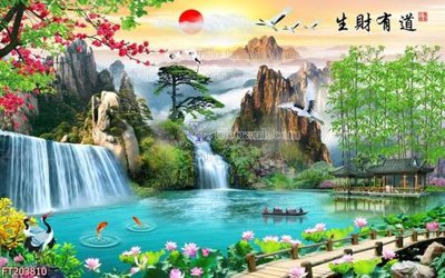 File tranh File in tranh tường 3D FT203810 (ảnh gốc) chi tiết rõ ràng