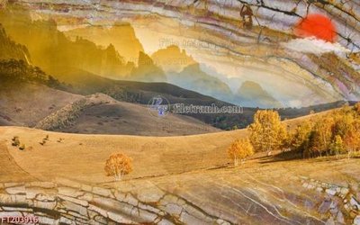 Download file gốc File in tranh tường 3D FT203916 (in lụa) tranh 3D