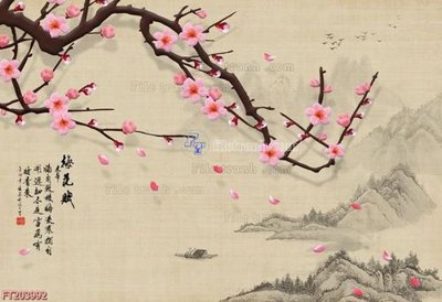 Download file gốc File in tranh tường 3D FT203992 (dùng cho in ấn)