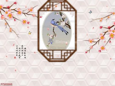 File gốc File in tranh tường 3D FT203996 (in 3D) cho trang trí