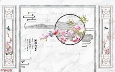 File tranh gốc File in tranh tường 3D FT204167 (bản quyền) file PSD