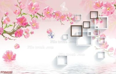 File tranh File in tranh tường 3D FT204187 (bản gốc) treo tường