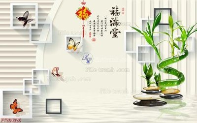 File in ấn File in tranh tường 3D FT204226 (bản gốc) chất lượng cao