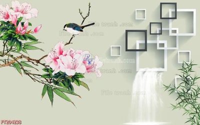 Download file gốc File in tranh tường 3D FT204238 (độ nét cao)