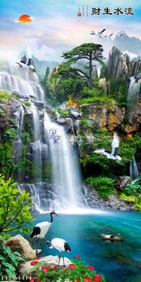 File tranh File in tranh tường 3D FT204414 (bản gốc) in canvas