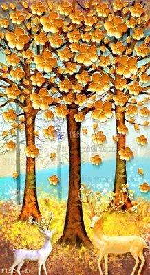 Download file File in tranh tường 3D FT204421 (chuẩn in) File in tranh tường 3D FT204421