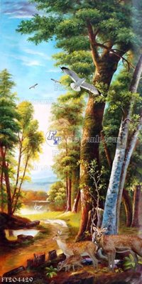 File ảnh File in tranh tường 3D FT204429 (gốc) trang trí khách sạn