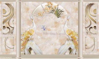 File in mica File in tranh tường 3D FT204602 (bản gốc) sắc sảo