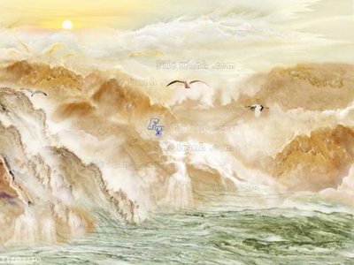 Tải file File in tranh tường 3D FT204740 (PSD) cho in tranh 3D