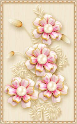 File gốc File in tranh tường 3D FT204917 (in lụa) chi tiết cao