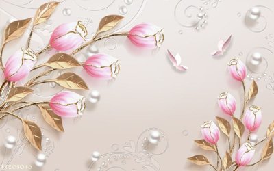 File ảnh gốc File in tranh tường 3D FT205046 không vỡ nét