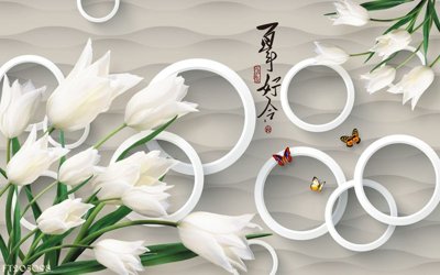 File tranh File in tranh tường 3D FT205098 (gốc) chủ đề tĩnh vật