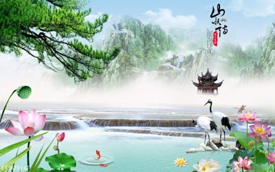 Download file gốc File in tranh tường 3D FT205147 (in lụa) hoa lá