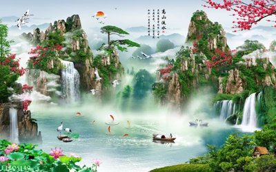 Tải file gốc File in tranh tường 3D FT205149 (in khổ lớn) không mờ