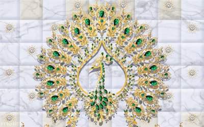 File in ấn File in tranh tường 3D FT205175 chuyên nghiệp