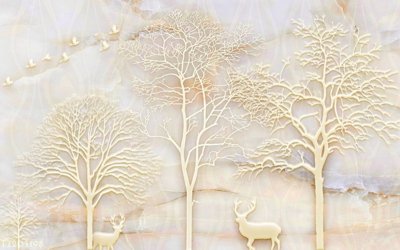 File gốc File in tranh tường 3D FT205198 (chuẩn CMYK) cho nhà in