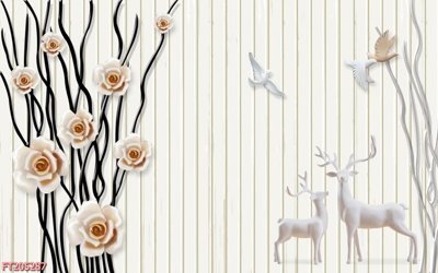 File PSD in ấn File in tranh tường 3D FT205287 (chất lượng cao)