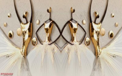 File tranh File in tranh tường 3D FT205407 (bản gốc) in lụa 5D