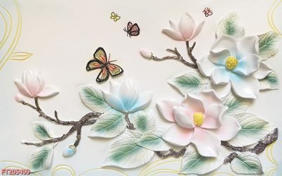 File gốc File in tranh tường 3D FT205409 (in tráng gương) sang trọng