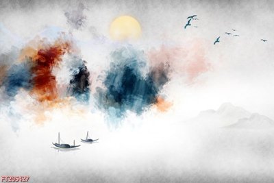 Tải file tranh gốc File in tranh tường 3D FT205427 chất lượng cao