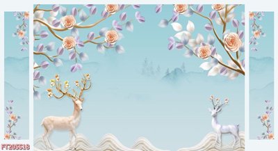 File tranh in trần 3D File in tranh tường 3D FT205518 (ảnh gốc)