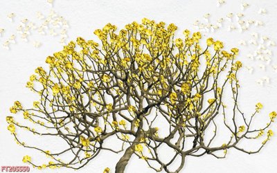 File in trần File in tranh tường 3D FT205550 (file gốc) phong thủy