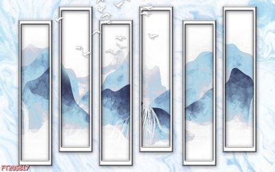 File PSD File in tranh tường 3D FT205817 (nguyên bản) cho thiết kế