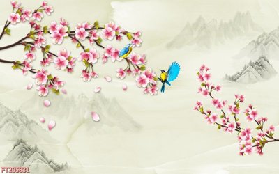 Download file tranh File in tranh tường 3D FT205831 (file gốc PSD)