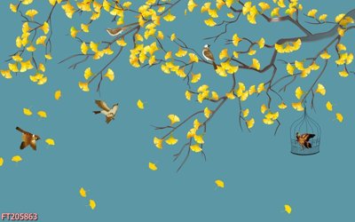 File gốc File in tranh tường 3D FT205863 (cho in ấn) từ kho Filetranh